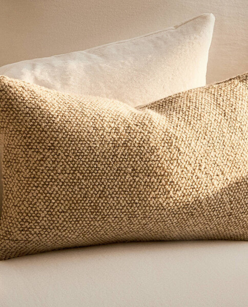 Textured cushion cover