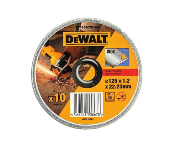 DeWalt Metal Rutg Rutger Disc 125 x 1,2 x 22,2 мм 10sztuk inox