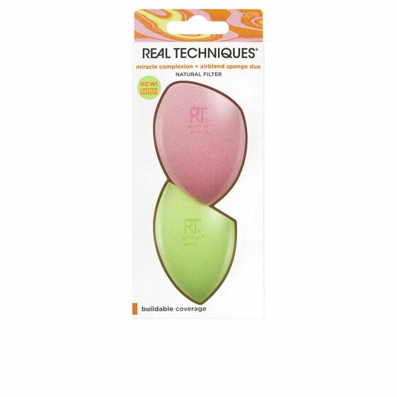 Make-up Sponge Real Techniques Miracle Complexion Airblend Limited edition (2 Units)