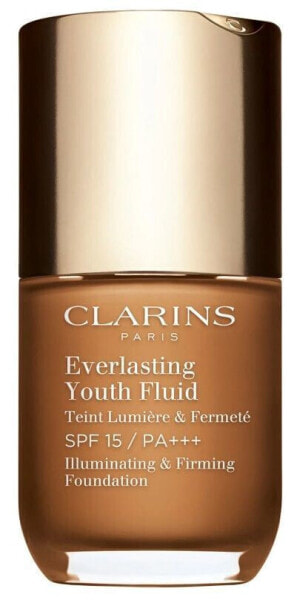 Clarins Everlasting Youth Fluid SPF15 Стойкий тональный флюид с омолаживающим действием, оттенок 117 Hazelnut 30 мл
