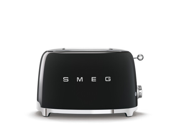 Тостер на 2 ломтика Smeg 50's Style TSF01BLEU черный