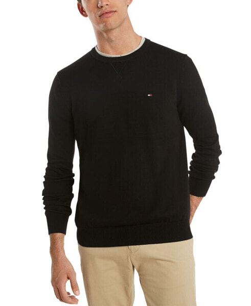 Men's Essential Solid Crew Neck Sweater