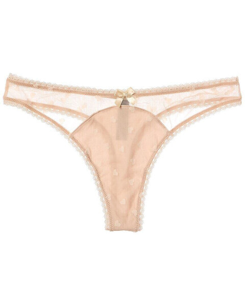 Journelle Victoire Flocked Thong Women's Pink Xl