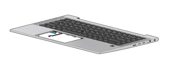 HP M36312-081 - Keyboard - Danish - Keyboard backlit - HP