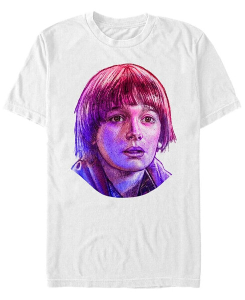 Men's Stranger Things Will Big Face Short Sleeve T-shirt