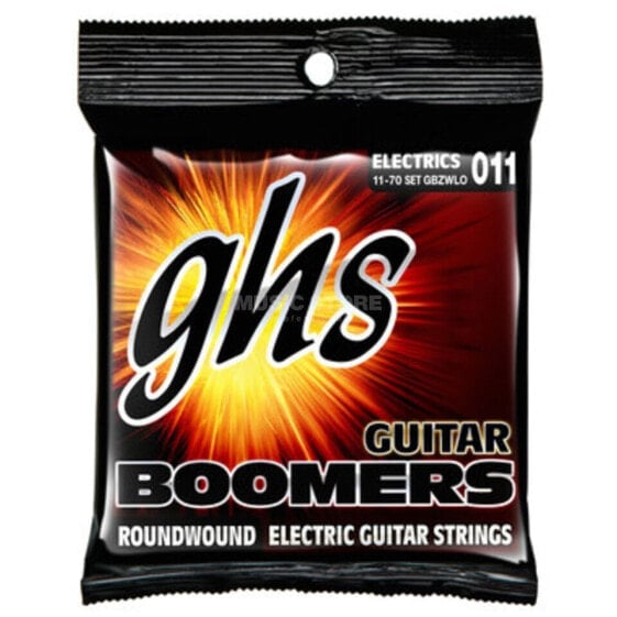 GHS E-Git.Saiten 11-70 Boomers Nickel Plated Roundwound