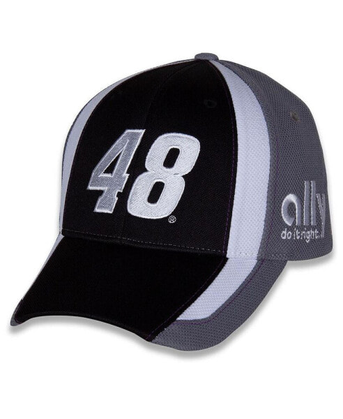 Men's Black, Gray Alex Bowman Restart Adjustable Hat