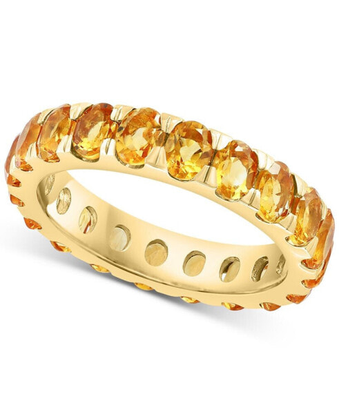 EFFY® Citrine Oval Eternity Band (3-1/4 ct. t.w) in 14k Gold