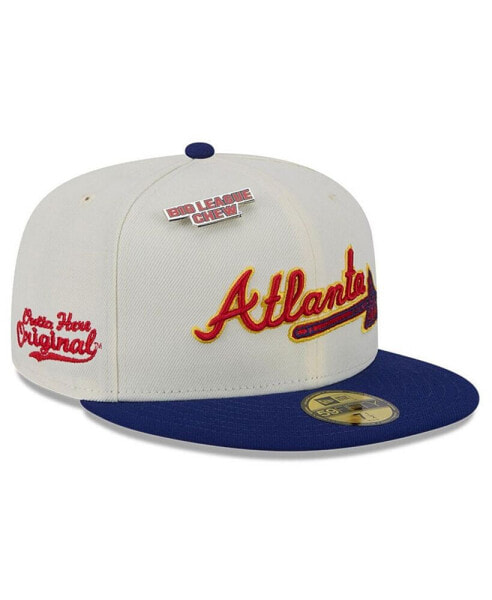 Men's White Atlanta Braves Big League Chew Original 59FIFTY Fitted Hat