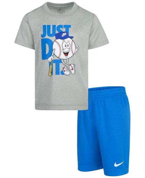 Toddler Boys Sportball Short Set