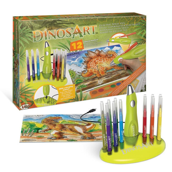 Развивающие игры DINOSART Электрический распылительный перо