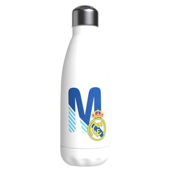 REAL MADRID Letter M Customized Stainless Steel Bottle 550ml