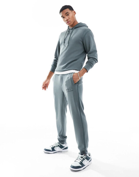 Armani Exchange logo sweat joggers in charcoal CO-ORD