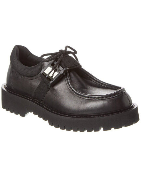 Valentino Leather Derby Men's Black 40