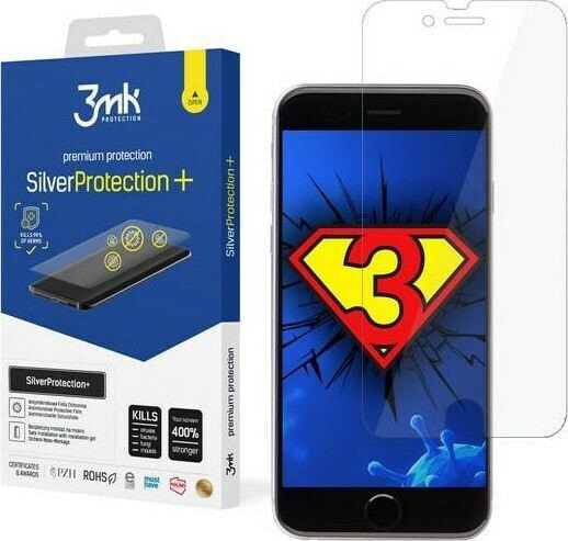 3MK 3MK Silver Protect+ iPhone 6 Plus Folia Antymikrobowa montowana na mokro