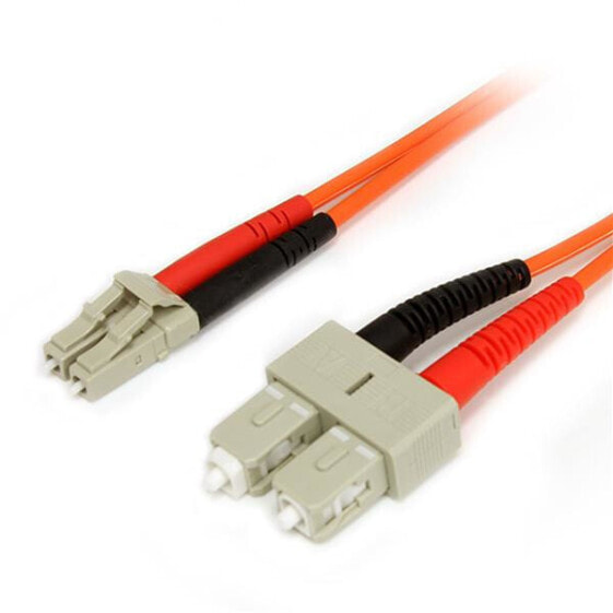 StarTech.com Fiber Optic Cable - Multimode Duplex 62.5/125 - LSZH - LC/SC - 2 m - 2 m - OM1 - LC - SC