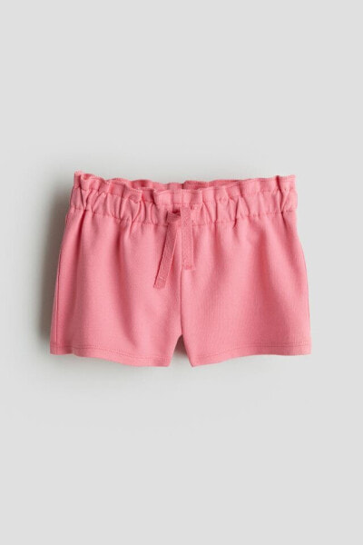 Ruffle-trimmed Cotton Shorts