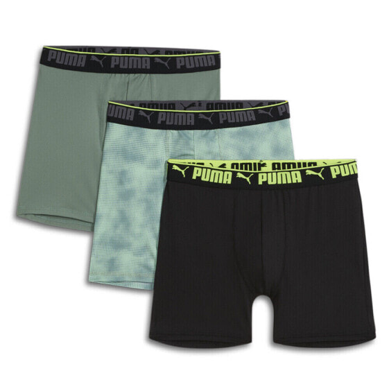 Puma 3 Pack Sportstyle Serene Sensory Boxer Brief Underwear Mens Size L 859990