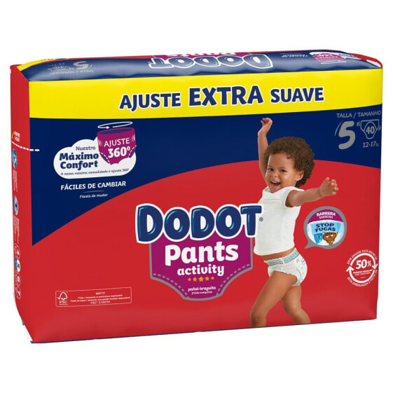 Подгузники для активных детей Dodot Activity Extra Size 5 40 штук