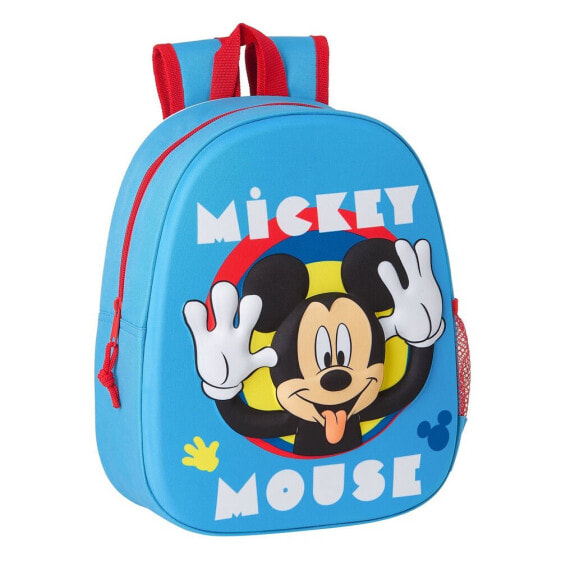 SAFTA 3D Mickey Mouse Backpack