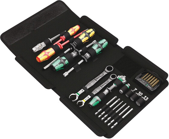 Wera 05035927001 Kraftform Kompakt SH 1 Plumbkit Multi-tool Set, 25-Piece in High Quality Pouch