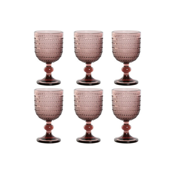 Набор рюмок Home ESPRIT Розовый Стеклянный 240 ml (6 штук)