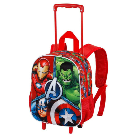 KARACTERMANIA Marvel The Avengers Massive Small 3D Backpack With Wheels