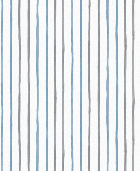 Painterly Stripe Removable Wallpaper