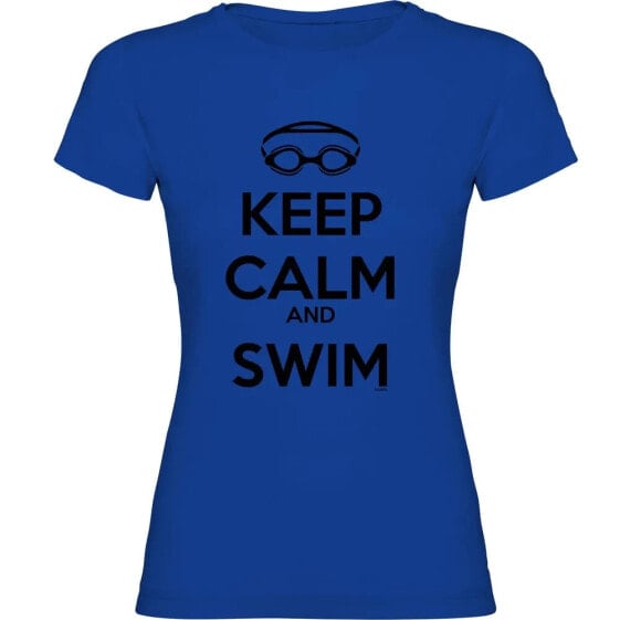 KRUSKIS Keep Calm And Swim short sleeve T-shirt