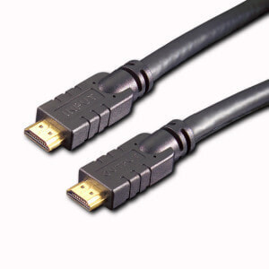 E&P HDMV 401/25 - 25 m - HDMI Type A (Standard) - HDMI Type A (Standard) - 3D - 0.1 Gbit/s - Black