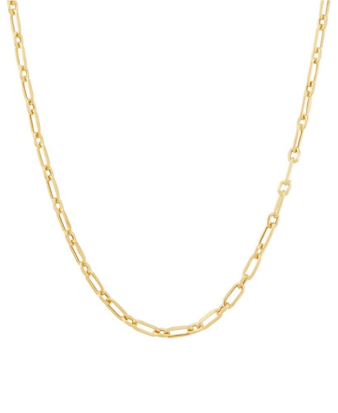 Children's Paperclip Link 13" Chain Necklace in 14k Gold