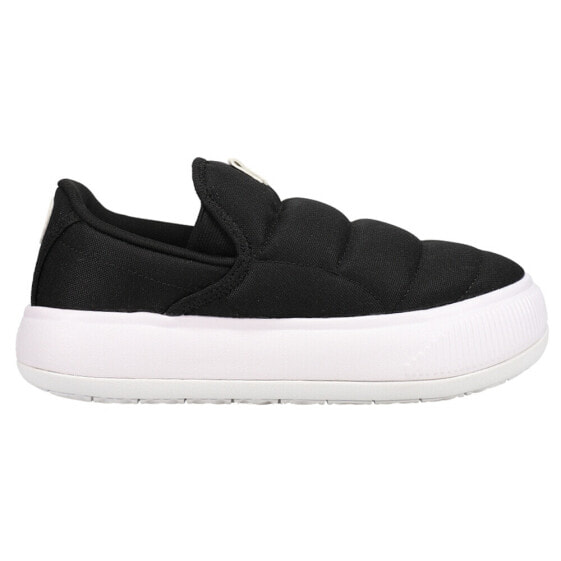 Puma Suede Mayu SlipOn Womens Black Sneakers Casual Shoes 385595-01