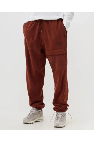 Sportswear Air Therma-Fit Winterized Polar Oversize Kahverengi Erkek Eşofman Altı