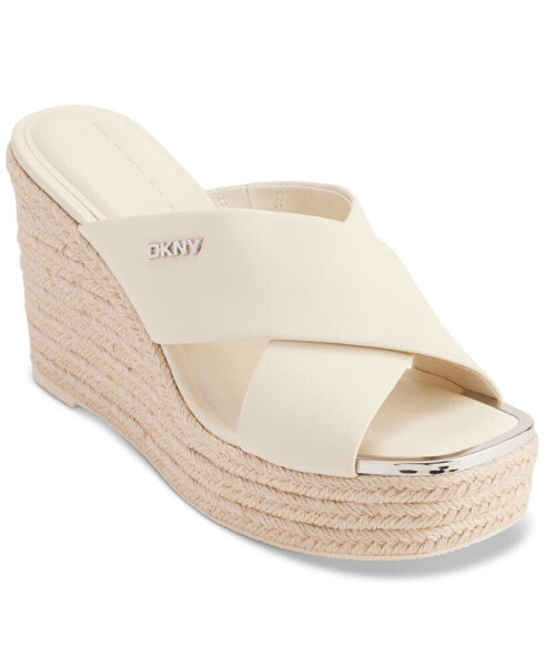 Women's Maryn Crossband Espadrille Platform Wedge Sandals