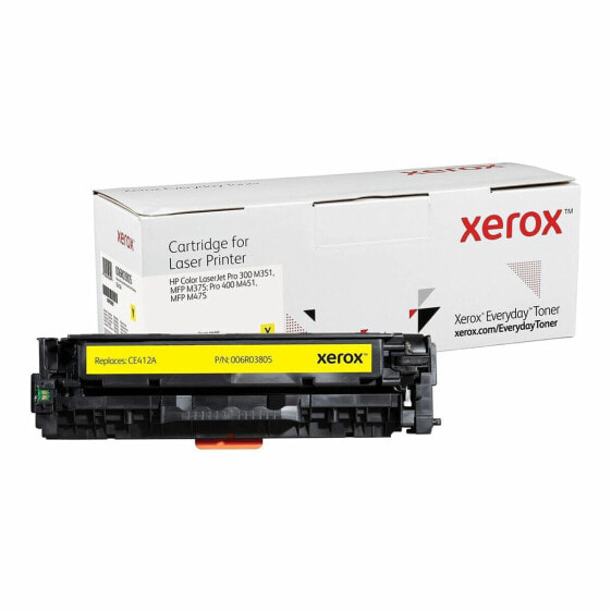 Совместимый тонер Xerox CE412A Жёлтый
