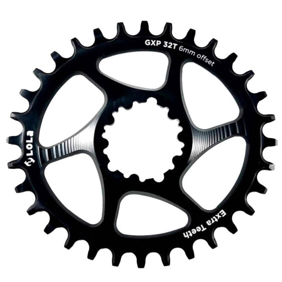 LOLA GXP Direct Mount Offset Oval Chainring 6 mm