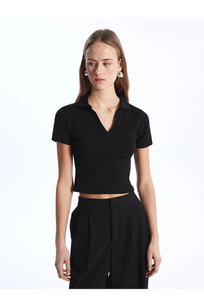 Топ LC WAIKIKI Polo Crop Tee