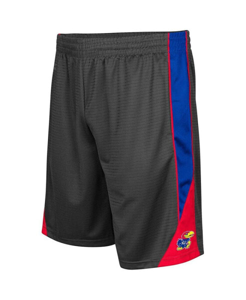 Men's Charcoal Kansas Jayhawks Turnover Shorts