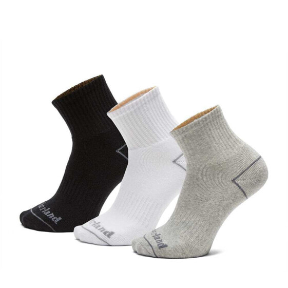 TIMBERLAND Everyday Core FC Opt A Quarter crew socks 3 pairs