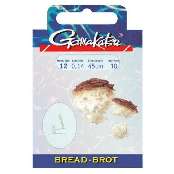 GAMAKATSU Booklet Bread 2210G Tied Hook 0.140 mm 60 cm