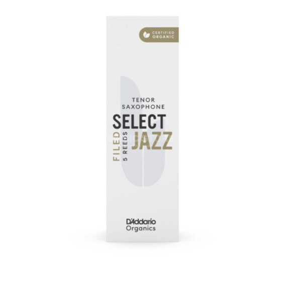 D'Addario Woodwinds Organic Sel. Jazz Filed Tenor 3 Soft, 5er-Packung