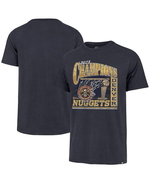 Men's Navy Denver Nuggets 2023 NBA Finals Champions Swish Franklin T-shirt