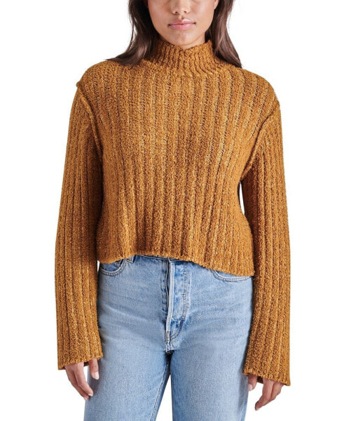 Women's Kirsten Chunky Cropped Mock Neck Sweater