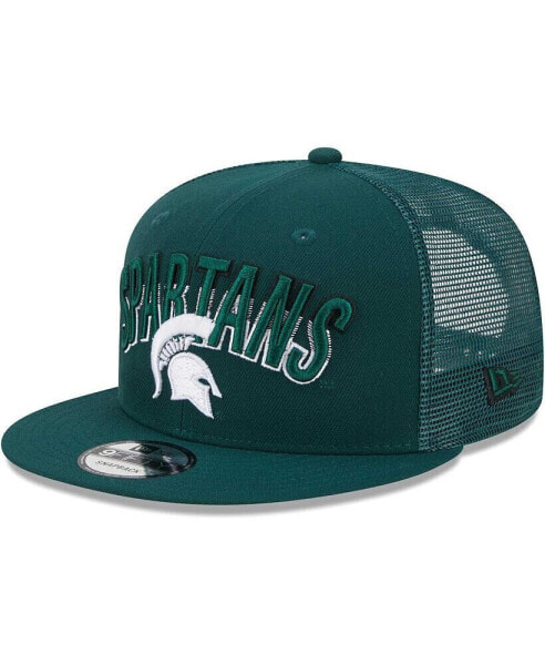 Men's Green Michigan State Spartans Grade Trucker 9FIFTY Snapback Hat