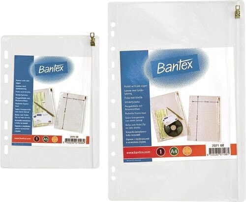 Bantex OP. 10szt. Koszulka A4 zasuwana na suwak (5702230972533)