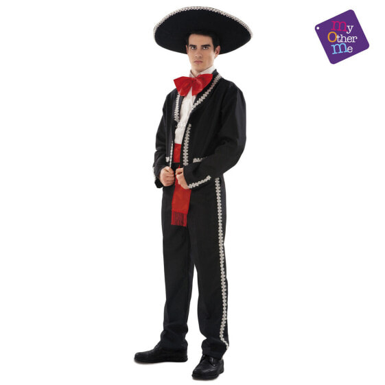 Costume for Adults My Other Me Black Mexican (4 Pieces)