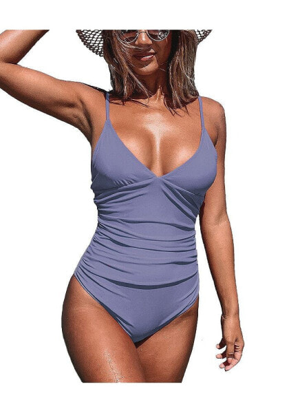 Women's Bright Day Shirring One Piece Swimsuit