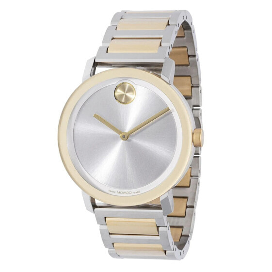 Movado Men's Bold Evolution Quartz Silver Dial Watch - 3600887 NEW