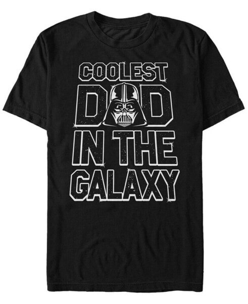 Star Wars Men's Darth Vader Coolest Dad In The Galaxy Short Sleeve T-Shirt