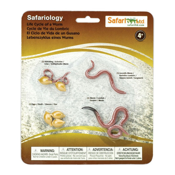Фигурка Safari Ltd Life Cycle Of A Worm